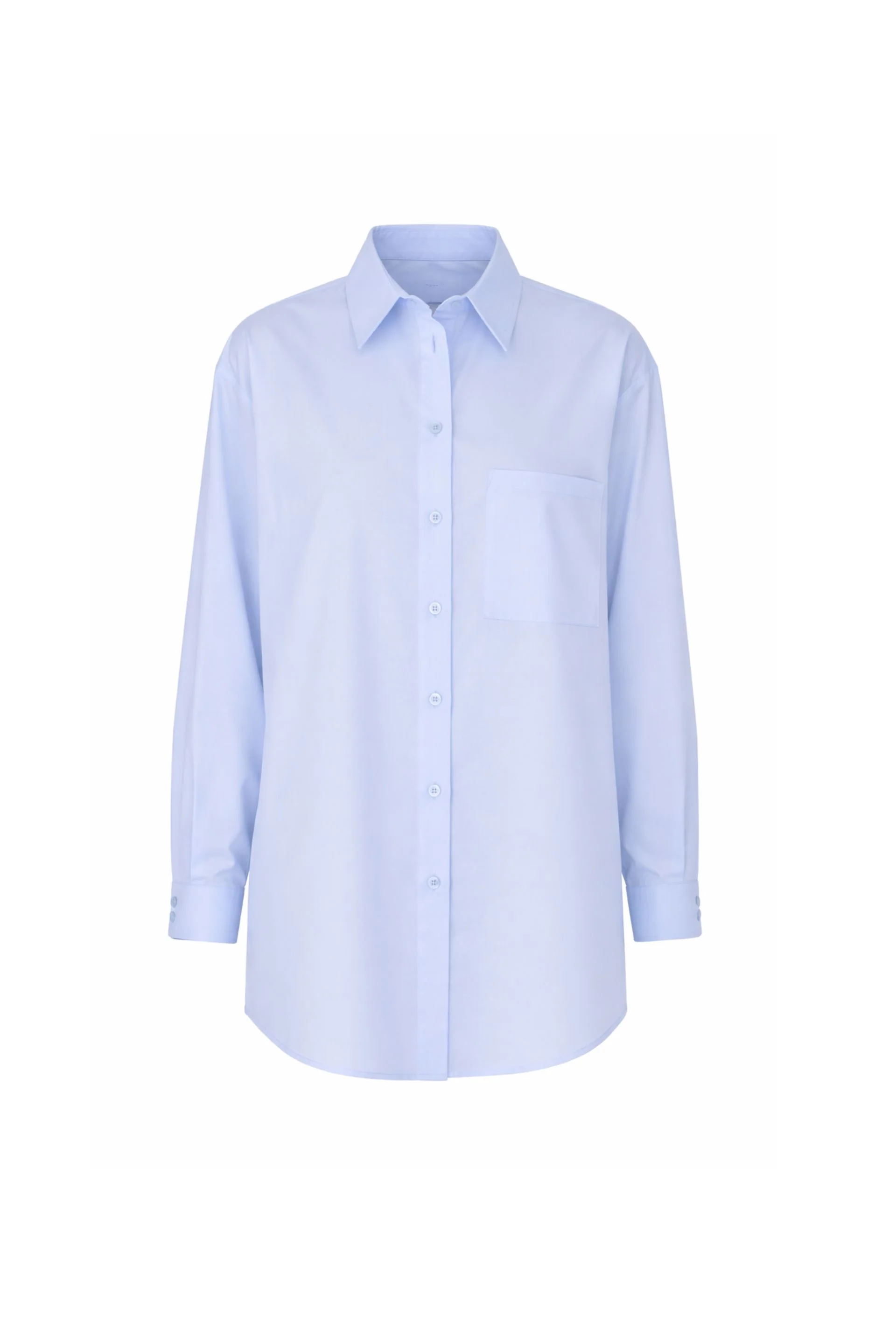 Bawełniana koszula oversize baby blue - Image 6