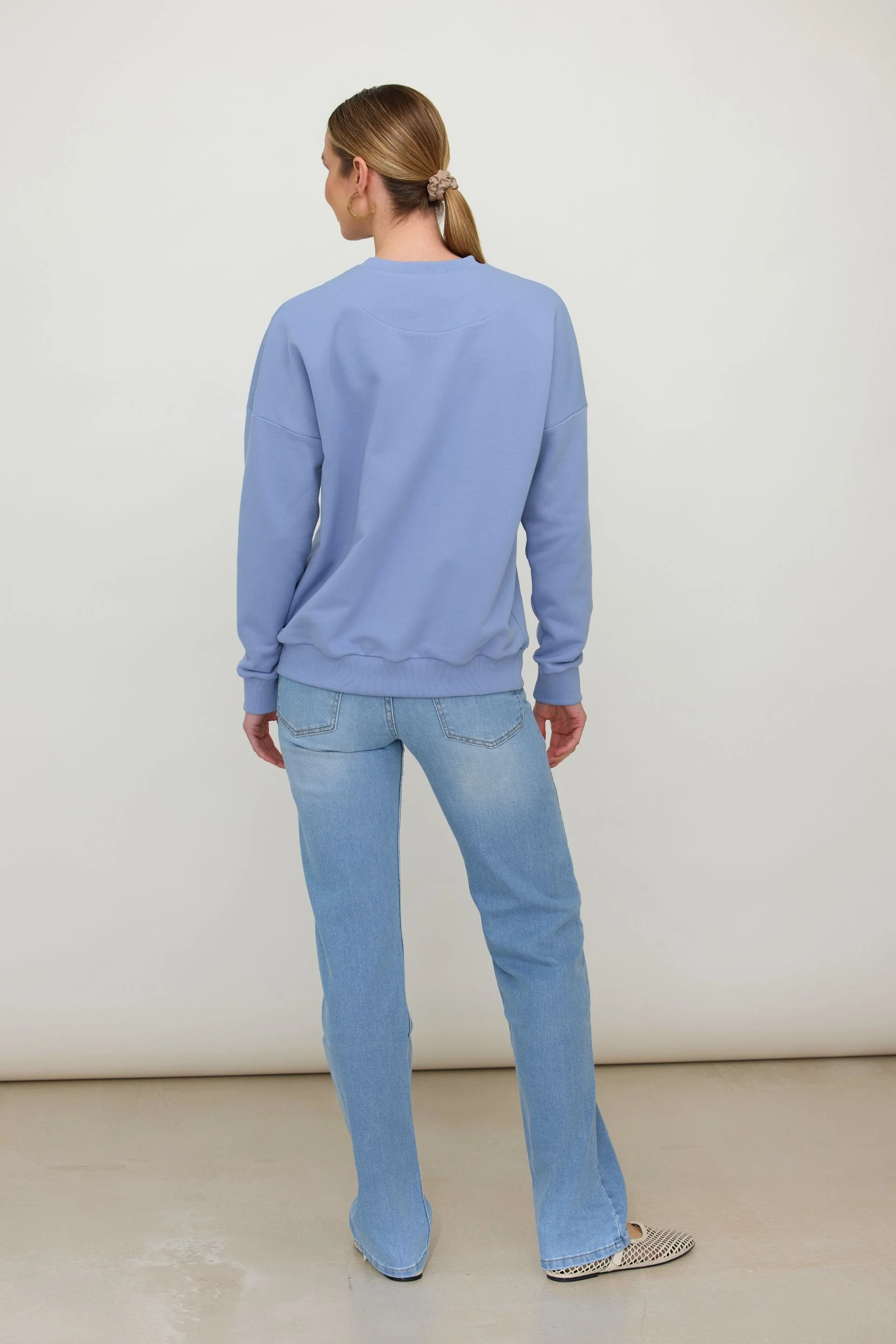 Bluza basic niebieski - Image 5