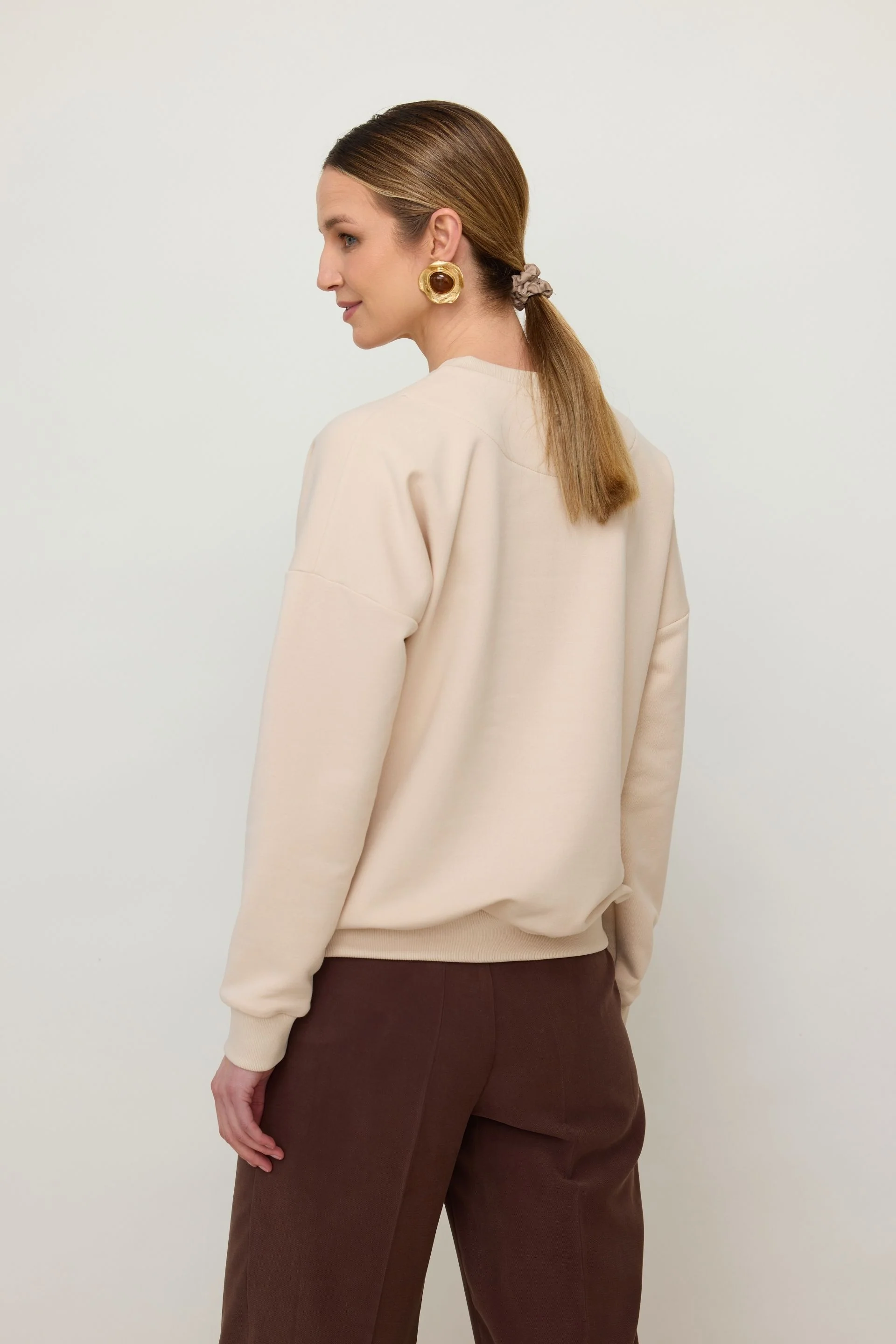Bluza basic waniliowy beż - Image 5