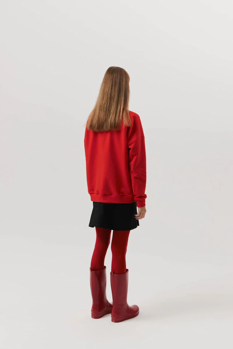 Bluza z zamkiem czerwona - Image 6